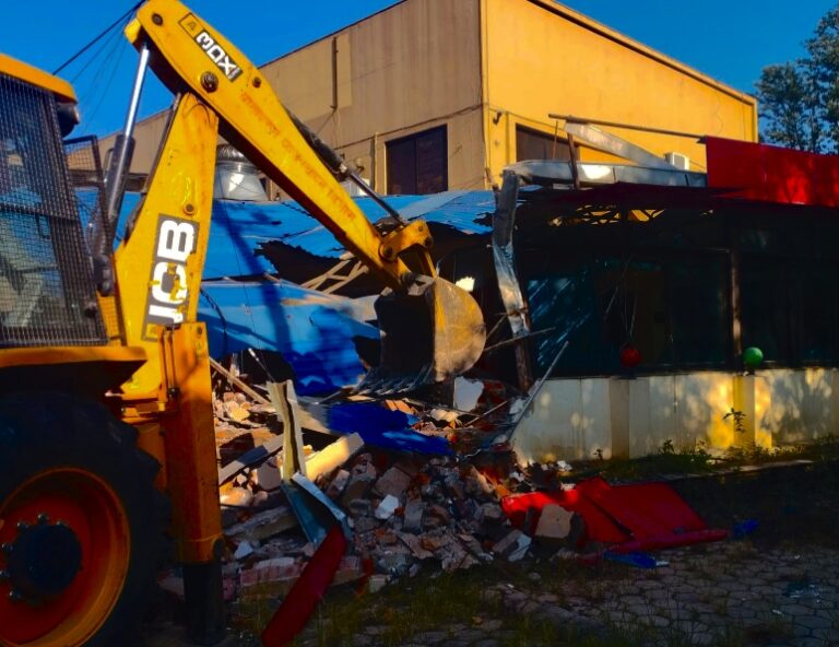 Structures of ex-minister Khadka’s company demolished over unpaid rent