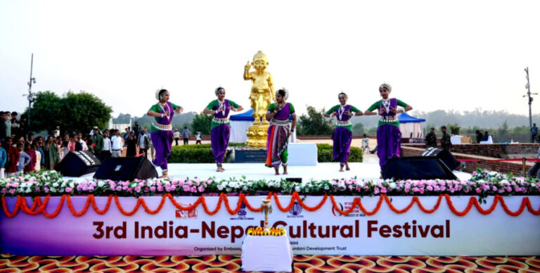 Third India-Nepal cultural festival held in Lumbini