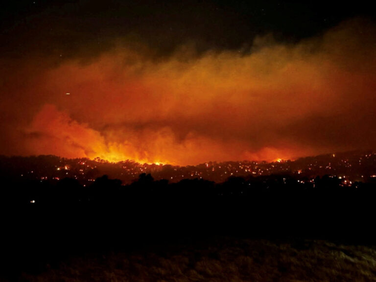 Human remains found amid Australia bushfires, police say
