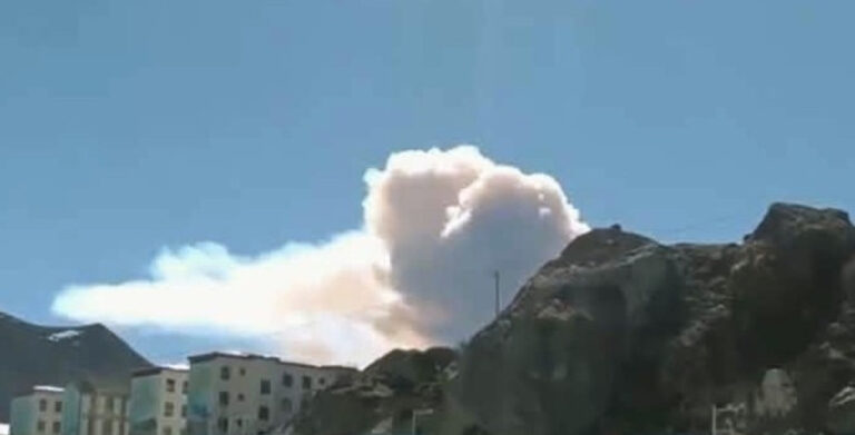 Wildfire in China’s border forests keeps Tatopani crossing shut
