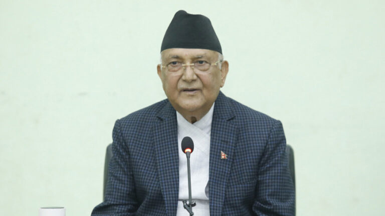 Oli accuses foreign powers of plotting to delay elections